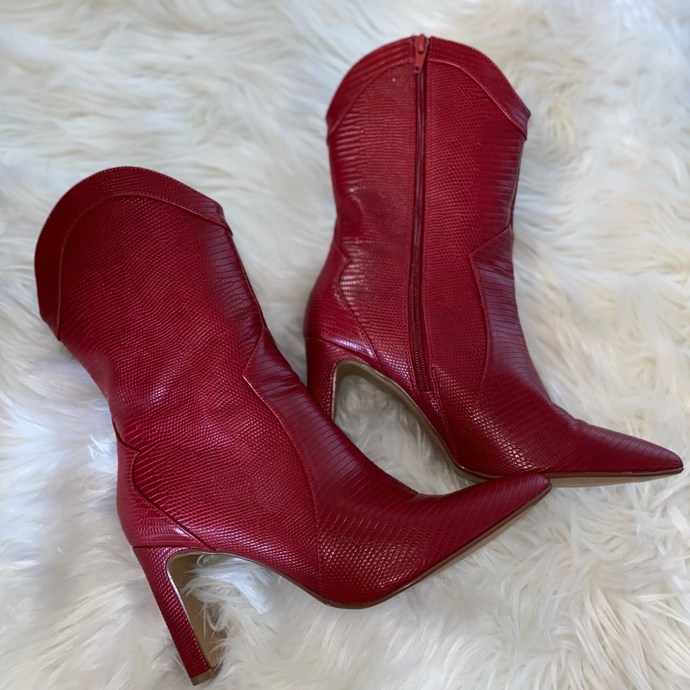Chinese Laundry Red Western Boots